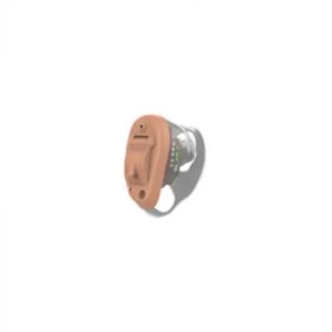 Starkey Picasso 1000 CIC hearing aid placed in the ear canal