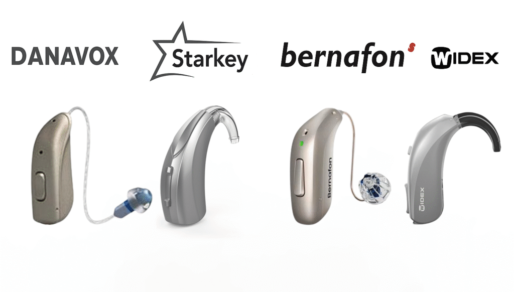 World-leading hearing aid manufacturers present their innovative products and excellent quality.